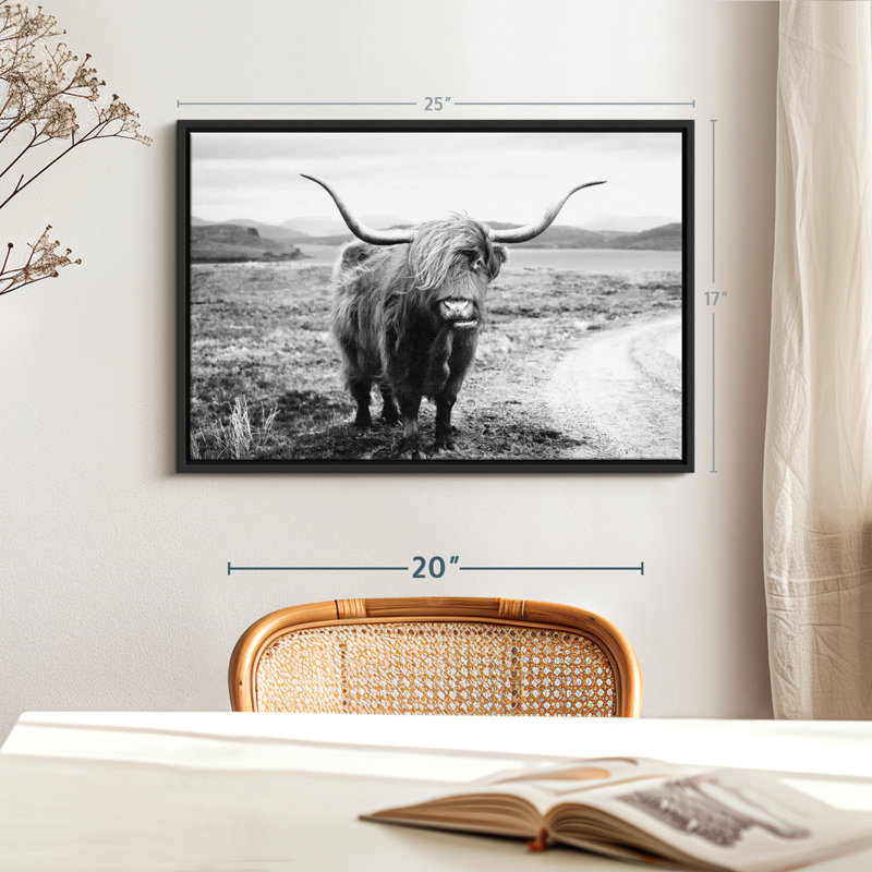 Animal «Highland Bull», H 25 po x l 17 po