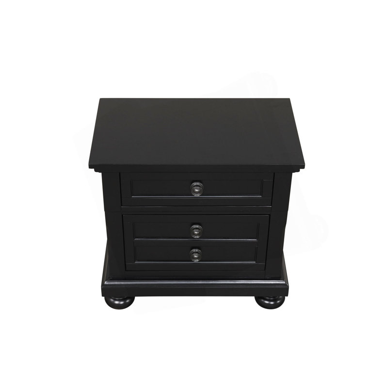 Table de chevet Meade, Noir