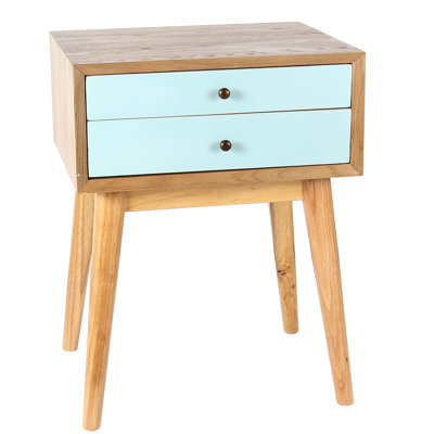 45.7cm W Solid Wood Bedside Table