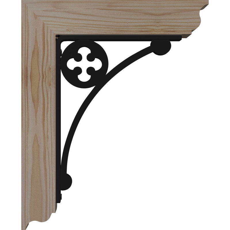 Crawley Traditional Traditional Ironcrest, 14"H x 11 1/2"D, Sapin de Douglas de l 3 1/2 po x T 2 po (lisse)