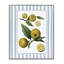 Giclée rétro à rayures bleues et citrons rétro, design avec lettres et doublure-186178462-186178461