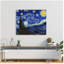 La nuit étoilée par Vincent Van Gogh. Reproduction d'art classique The World, estampe numérique sur toile, 30 x 36 x 1,5 po