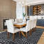 Contemporary Stripe Arch Design Area Rug-1762508262