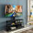 Multi-Function Angle And Height Adjustable Tempered Glass  TV Stand