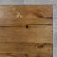 Zeb Oak Solid Wood Top Metal Base Dining Table-107299882-107299883