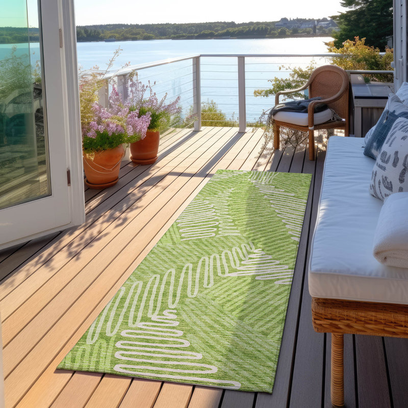 Tapis intérieur / extérieur Maliana, Tapis de couloir 2 pi 3 po x 7 pi 6 po