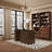 Modern Walnut Scalable Writing Desk With Spacious Drawers And Sleek Design