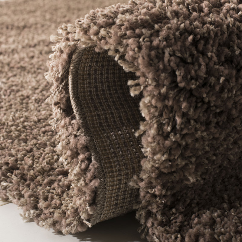 Shag Performance Solid Color Rug, Rectangle 5'3" x 7'6"