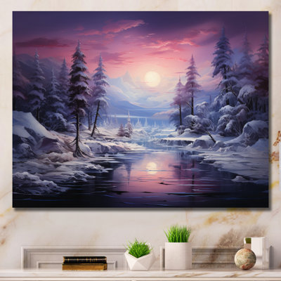 «Pine Tree Winters Magic I» sur toile