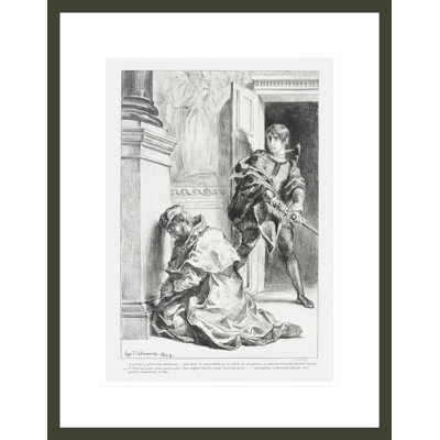 «Hamlet tente de tuer le roi» (Act. III. Sc. III)