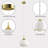 1-Light Dimmable Integrated LED Pendant-951357410-951357409