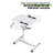 Lifting Computer Desk, Multifunctional Standing Table, Laptop Cart with Mouse Pad for Small Spaces-1735301743