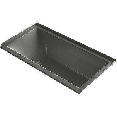 Underscore 60" L x 30" W Alcove/Tile in Whirlpool Acrylic Bathtub with Heater Included