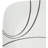 Dinner Plates Set, Triple Layer Glass And Chip Resistant, Lightweight Square 10-1/2-Inch Plates, (Simple Lines/ 6-Piece)