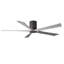 Irene Flushmount Light Kit 5 Blade LED Ceiling Fan-327028479-400726665-326228188