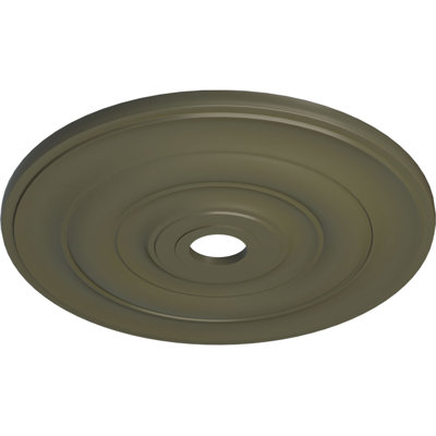 Médaillon de plafond de 26 1/2 po x P 3 5/8 po x P 1 1/2 po Jefferson (convient aux auvents de 5 po ou moins)