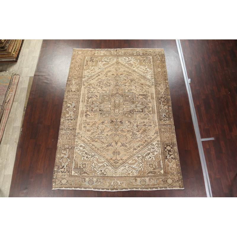 Ramintas One-of-a-Kind 7'11" X 11'3" Wool Area Rug in Beige