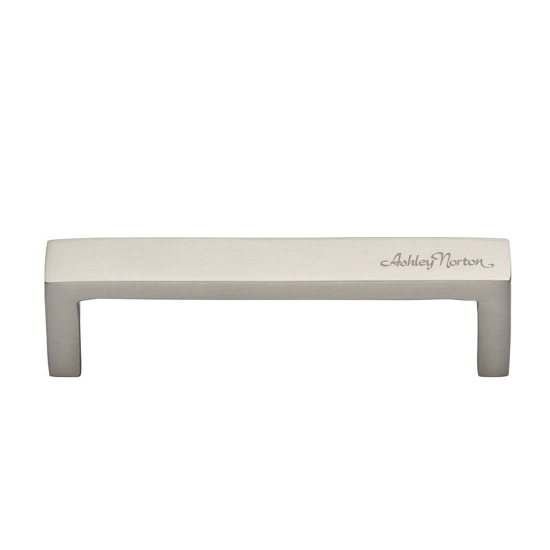 Cabinet 4" Center to Center Bar Pull, Satin Nickel, 6"