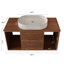 Meuble-lavabo mural 39,4 po