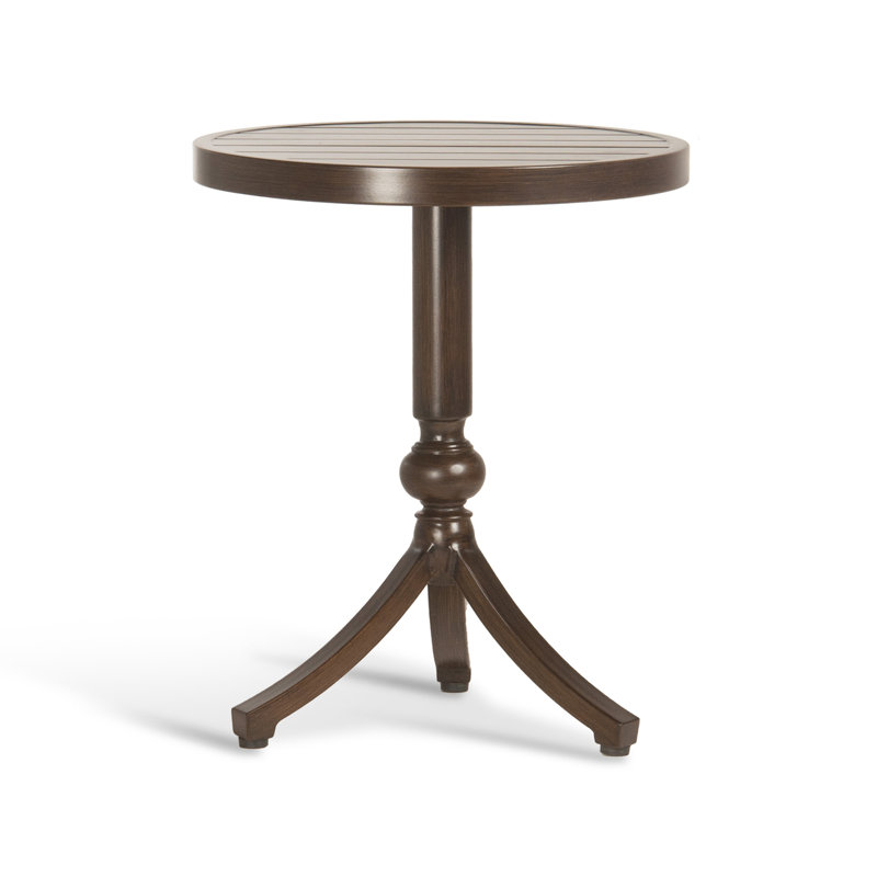 Aluminum 20' Occasional Side Table - Hand Painted Finish, Perdido