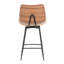 Chelsea Mid-Century Swivel Bar Stool With PU Leather Seat-538272705
