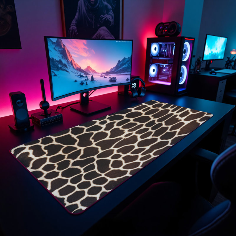 Polyester Desk Pad, 14.4x12.1