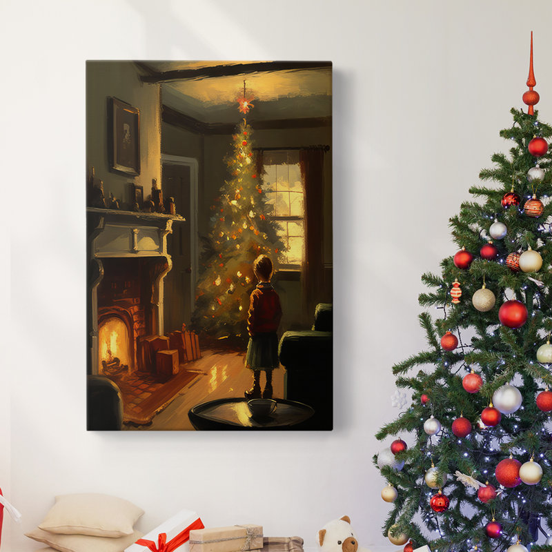 Art des Fêtes de Noël - Toile tendue avec châssis DCXI, H 18 po x l 12 po
