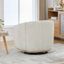 32.28 "Wide Boucle 360° Swivel Chair-786293098