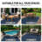 Border Navy/Ivory Easy-Care Jute-Style Indoor/Outdoor Flat Woven Area Rug-1753643963-1753643967