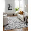 Marut Hand Tufted Abstract Area Rug in Light Gray-1105390735