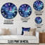 Horloge murale Aurores boréales-1072590878