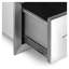 Unité de rangement de cuisine encastrée à double tiroir 14 po - Porte d'accès pour îlot de barbecue en acier inoxydable robuste