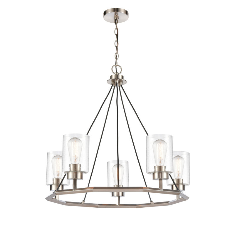 Lustre empire à 5 lumières Laureole
