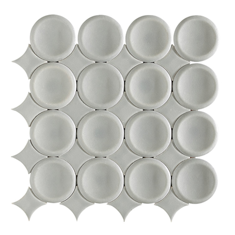 Thomas Avenue Ceramics Contour 12X12 Ceramic Circular Mosaic Wall and  Backsplash Tile & Reviews