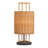 Rattan Lantern 1-Light table lamp