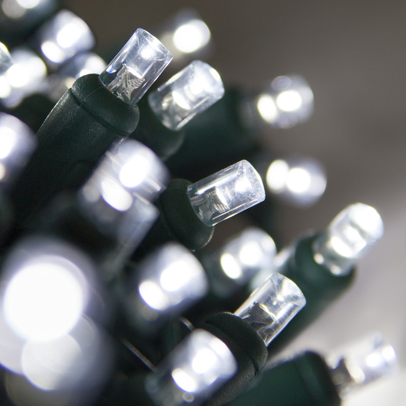 208'' LED String Lights, Cool White