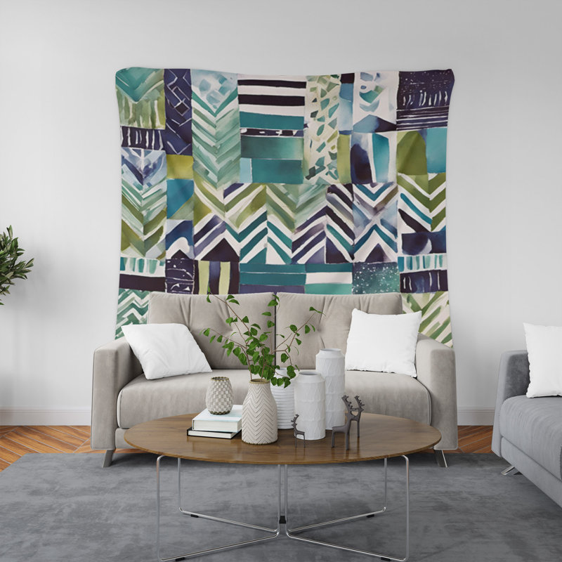 Tapisserie murale, H 88 po x l 104 po