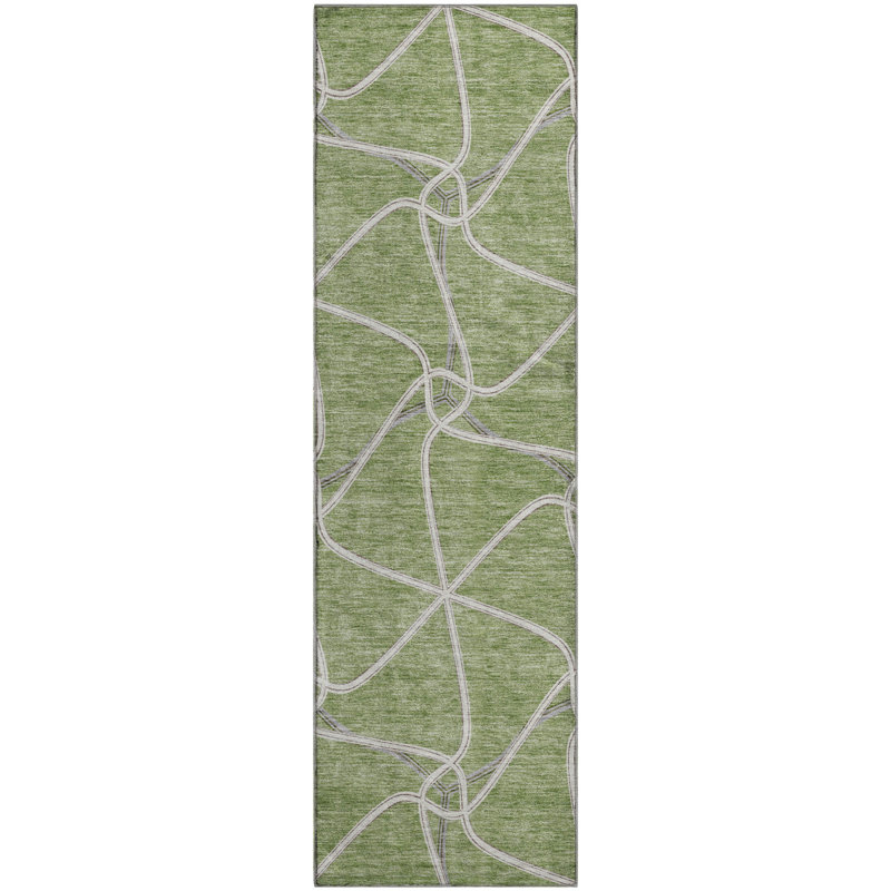 Tapis aloès de qualité supérieure lavable à la machine Prisco, Tapis de couloir 2 pi 3 po x 7 pi 6 po