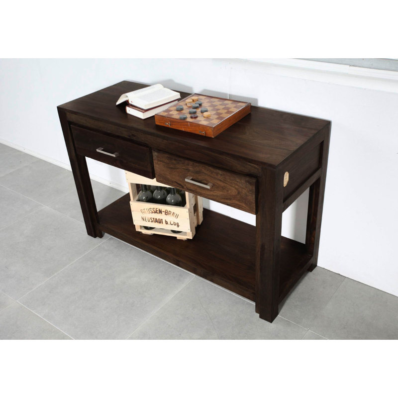 Metro Polis 118cm Solid Wood Console Table
