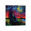 Black Cat Night II by Aja Trier - Painting on Canvas-801486054-801486033