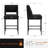 Jenie Upholstered 26.4'' Boucle Counter Stool with Metal Frame-488078434