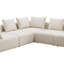 Tov Furniture Hangover Cream Performance Linen 5-Piece Modular L-Sectional