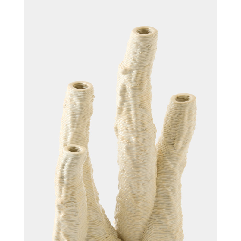 Coral Handcrafted Table Vase