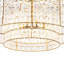 Lustre tambour en cristal 5 lumières