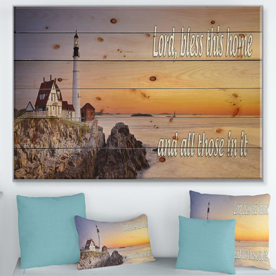 " Lord Bless This House And All Those In It. Sunset "