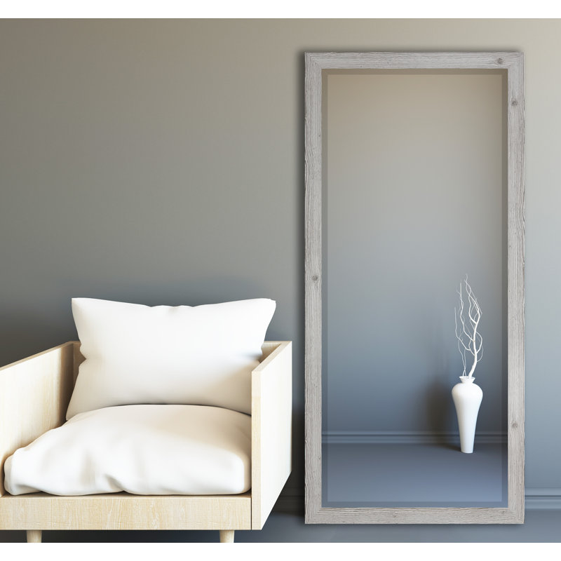 Henslee Mirror, Distressed White, 71" H x 30.5" W