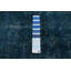 Tapis bleu foncé à transition de couleur 5 pi 1 po x 8 pi 6 po