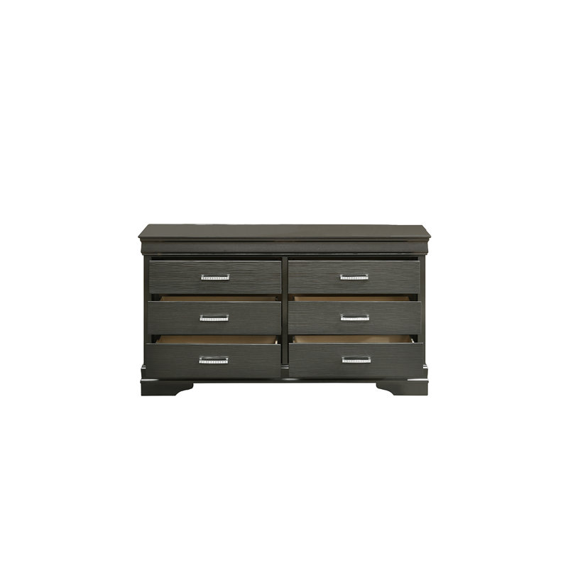 Mayodan 6 - Drawer Dresser, Gray