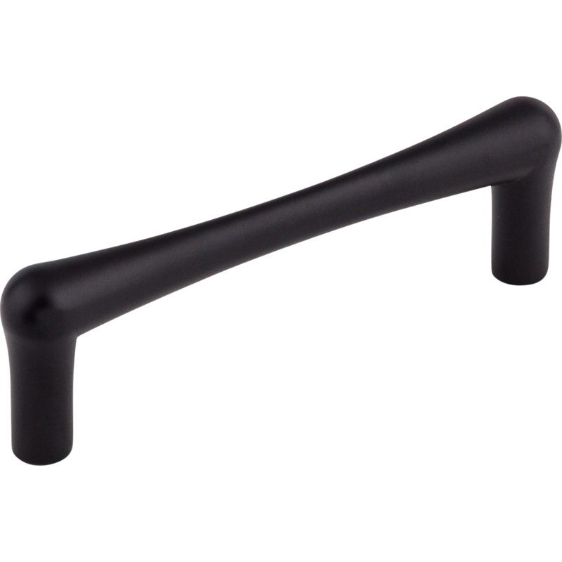 Brookline Bar pull, Flat Black, 3 3/4" Center to Center