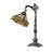 20" High Peaches Bridge Arm Table Lamp